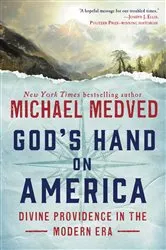 Book cover of God's Hand on America by Michael Medved