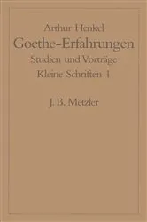 Book cover of Goethe-Erfahrungen by Arthur Henkel