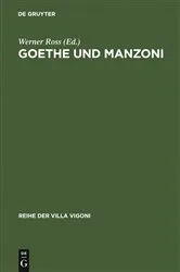 Book cover of Goethe und Manzoni by Werner Ross