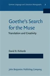 Book cover of Goethe's Search for the Muse by David B. Richards