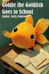Book cover of Goldie the Goldfish Goes to School by Kelly Johnson