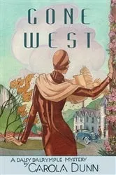 Book cover of Gone West by Carola Dunn