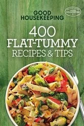 Book cover of Good Housekeeping 400 Flat-Tummy Recipes & Tips by Good Housekeeping