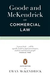 Book cover of Goode and McKendrick on Commercial Law by Roy Goode