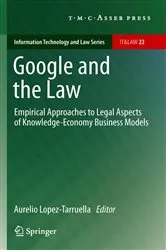 Book cover of Google and the Law by Unknown