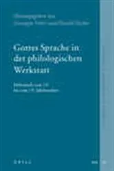 Book cover of Gottes Sprache in der philologischen Werkstatt by Giuseppe Veltri