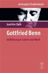 Book cover of Gottfried Benn by Joachim Dyck