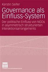 Book cover of Governance als Einfluss-System by Kerstin Seifer