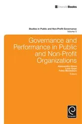 Book cover of Governance and Performance in Public and Non-Profit Organizations by Alessandro Hinna