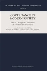 Book cover of Governance in Modern Society by Oscar van Heffen