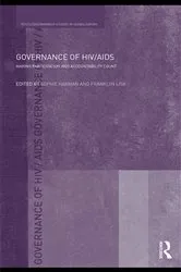 Book cover of Governance of HIV/AIDS by Sophie Harman