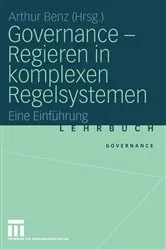 Book cover of Governance - Regieren in komplexen Regelsystemen by Arthur Benz