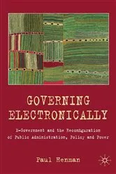 Book cover of Governing Electronically by P. Henman