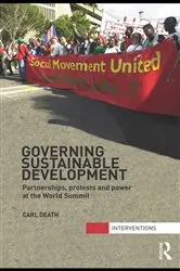 Book cover of Governing Sustainable Development by Carl Death