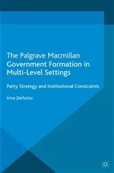 Book cover of Government formation in Multi-Level Settings by I. Stefuriuc