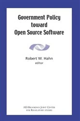 Book cover of Government Policy toward Open Source Software by Robert W. Hahn