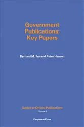 Book cover of Government Publications by Bernard M. Fry