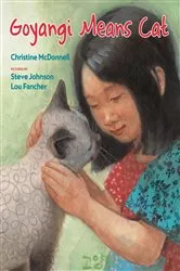 Book cover of Goyangi Means Cat by Christine McDonnell