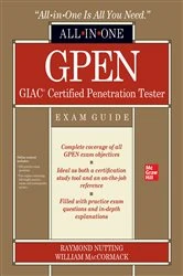 Book cover of GPEN GIAC Certified Penetration Tester All-in-One Exam Guide by Raymond Nutting