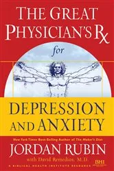 Book cover of GPRX for Depression and Anxiety by Jordan Rubin