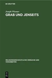 Book cover of Grab und Jenseits by Joseph Wiesner