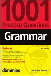 Book cover of Grammar: 1001 Practice Questions For Dummies (+ Free Online Practice) (2nd ed.) by Unknown