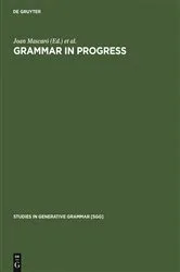 Book cover of Grammar in Progress by Joan Mascaró
