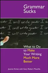 Book cover of Grammar Sucks by Unknown
