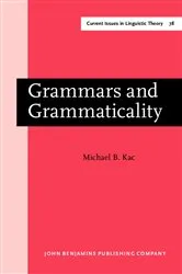 Book cover of Grammars and Grammaticality by Michael B. Kac