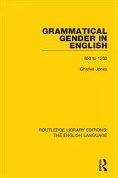 Book cover of Grammatical Gender in English by Charles Jones