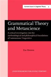 Book cover of Grammatical Theory and Metascience by Esa Itkonen