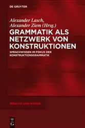 Book cover of Grammatik als Netzwerk von Konstruktionen by Alexander Lasch