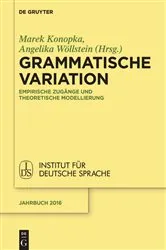 Book cover of Grammatische Variation by Marek Konopka