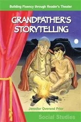 Book cover of Grandfather's Storytelling by Jennifer Overend Prior