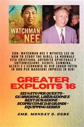 Book cover of Grandi imprese - 16 Con Watchman Nee e Witness Lee in How to Study the Bible;La normale.. by Unknown