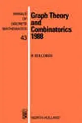 Book cover of Graph Theory and Combinatorics 1988 by B. Bollobás