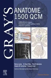 Book cover of Gray's Anatomie - 1 500 QCM by Loukas MD, PhD, Marios