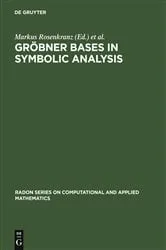 Book cover of Gröbner Bases in Symbolic Analysis by Markus Rosenkranz