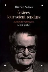 Book cover of Grâces leur soient rendues (2nd ed.) by Unknown