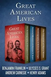 Book cover of Great American Lives by Unknown