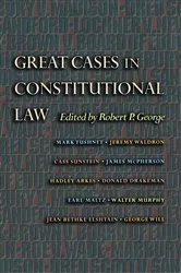 Book cover of Great Cases in Constitutional Law by Unknown