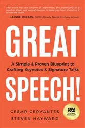 Book cover of Great Speech! by Cesar Cervantes