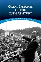 Book cover of Great Speeches of the 20th Century by Bob Blaisdell