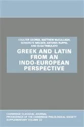 Book cover of Greek and Latin from an Indo-European Perspective by Coulter George