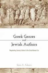 Book cover of Greek Genres and Jewish Authors by Sean A. Adams