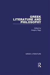 Book cover of Greek Literature and Philosophy by Gregory Nagy