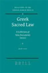 Book cover of Greek Sacred Law by Eran  Lupu