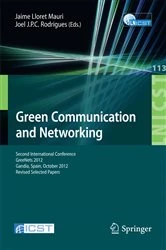 Book cover of Green Communication and Networking by Jaime Lloret Mauri