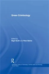 Book cover of Green Criminology by Piers Beirne