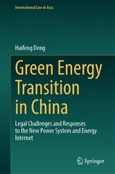 Book cover of Green Energy Transition in China by Haifeng Deng